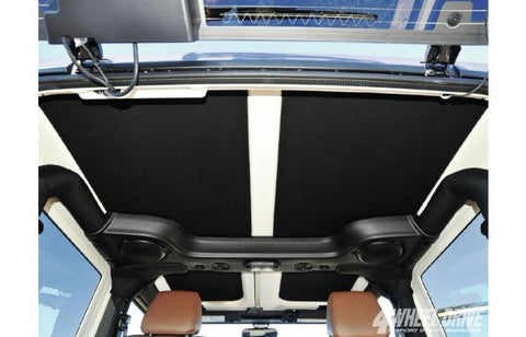 JK 2007-2010 2 Door Headliner Including Side Panels (BLACK)