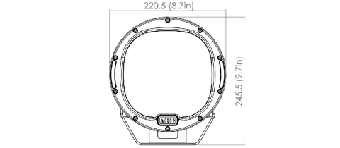 ARB- INTENSITY 245MM COMBO EMARK LIGHT (AR32EM)