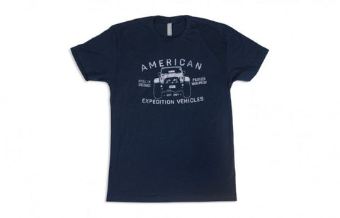 AEV Built in Detroit Tee — Navy