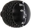 07+ JEEP JK 4WD SHIFT KNOB BLACK
