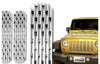 JEEP JK GRILL INSERTS POLISHED